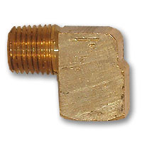 Midland Metal 23400X2 MAF/USA Street Elbows, MAF/USA PIPE, 1/8 Barstock Sae Street Elbow, MAF/USA Brass Fittings