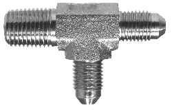 Midland Metal 26052020 Run Tee, 1-5/8 in MPT x 1-1/4 in MPT x 1-5/8 in MPT, Steel
