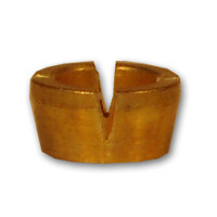 Midland Metal 280X2 MAF/USA Precision Grip Fittings - Collets, MAF/USA COMPRESSION, 1/8 Shift Fitting Serrated Sleeve, MAF/USA Brass Fittings