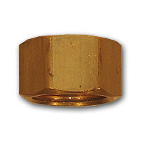 Mid-America Fittings 281X2 Nut, 1/8 in Tube, Brass
