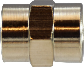 Midland Metal 3/8X1/4 FEMALE BSPP N-PLTD COUP - 28898