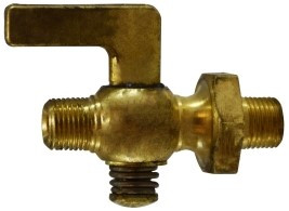 Midland Metal 1/8MIP X MIP LEVER HNDL AIR COCK - 46324