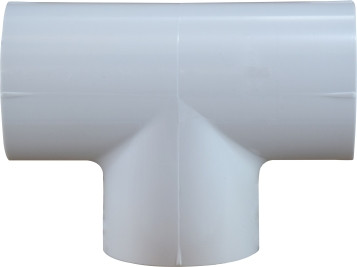 Midland Metal 55716 Pipe Tee, 1-1/4 in Slip x 1-1/4 in Slip x 1-1/4 in Slip, PVC, White, SCH 40 Schedule