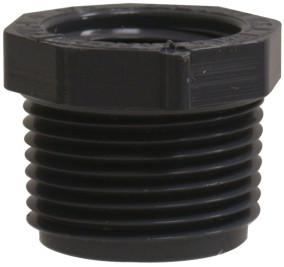 Midland Metal 850005 MPT Plugs, Sch 80 PVC Fittings, 1/2 Mip Sch 80 Pvc Plug, Plumbing Accessories