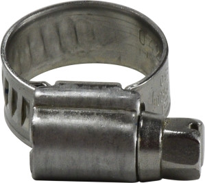Midland Metal 90112 Hose Clamp, 3-7/16 in Nominal, 3-7/16 in Minimum Clamp Diameter, 316 Stainless Steel