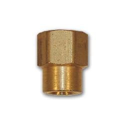 Mid-America Fittings LF119-84 Reducing Coupling, 1/2 in FPT x 1/4 in FPT, 1.11 in, Brass