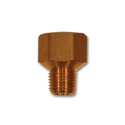 Mid-America Fittings LF120-62 Light Pattern Extender Adapter, 3/8 in FPT x 1/8 in MPT, Brass
