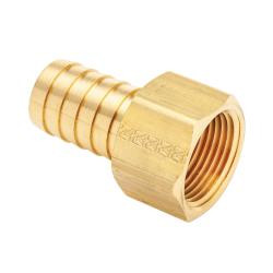 Mid-America Fittings LF29F-1212 Rigid Adapter, 3/4 in Hose x 3/4 in FPT, Brass