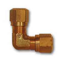 Mid-America Fittings NT65-8 90 deg Elbow, 1/2 in Tube OD x 1/2 in Tube OD, Brass