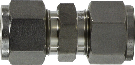 Midland Metal SSC240388 Union, 1/2 in Tube OD x 1/2 in Tube OD, Stainless Steel