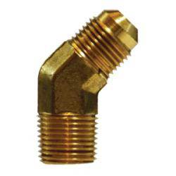 Midland Metal 1/2 X 1/2 M FLARE X MIP 45 ELB - 100245 - 10456U