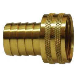 Midland Metal 3/8 X 3/4 HOSE BARB to FGH, SWVL HEX - 209GHS-6E