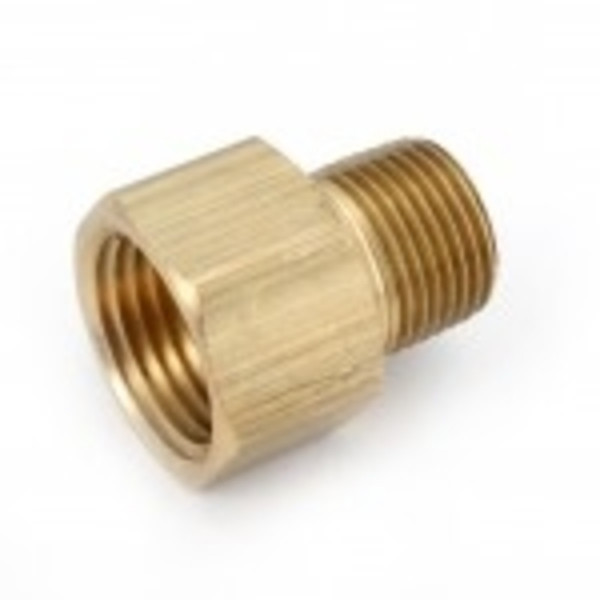 AMC 706120-0402 Pipe Adapter, 1/4 in FPT x 1/8 in MPT, 0.94 in, Brass