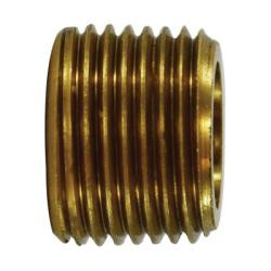 AMC 706140-0402 Pipe Face Bush, 1/4 in MIP x 1/8 in FIP, 0.45 in, Brass