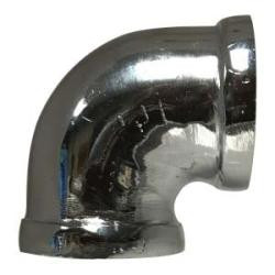 AMC 781100-16 90 deg Elbow, 1 in FPT x 1 in FPT, Bronze, Chrome-Plated