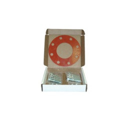 Midland Metal 987246 Bolt & Gasket Set with 2-1/2 in Plated Steel Bolts, Red