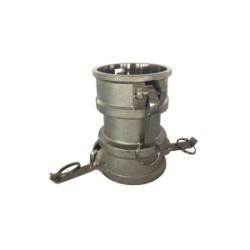 Midland Metal DD-2030-SSA Type DD Stainless, SS Cam and Groove, 2x3 Part D Stainless 316 Spool Coupler, Hose Accessories
