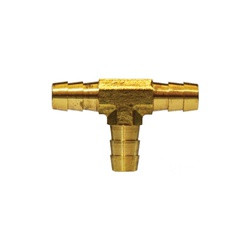 Midland Metal HBT2-12 Hose Barb Tee, Hose Barb, 3/4 Hose Barb Tee, Brass Fittings