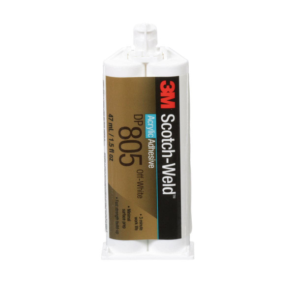 SCOTCH-WELD Acrylic Adhesive,Dual-Cartridge,1.5 oz. 805