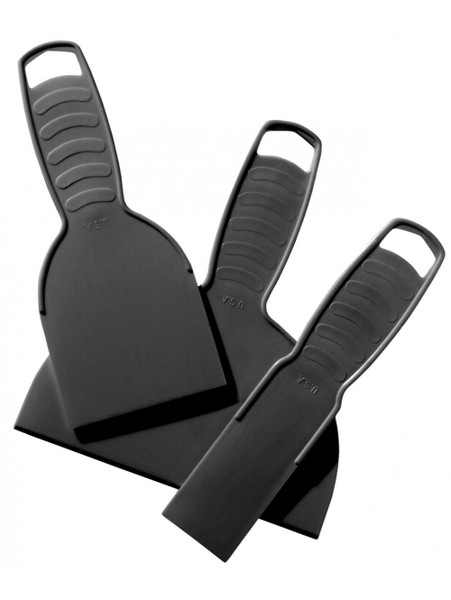 HYDE Putty Knife/Scraper Set,1-1/2,3,6" W,3Pc 05610