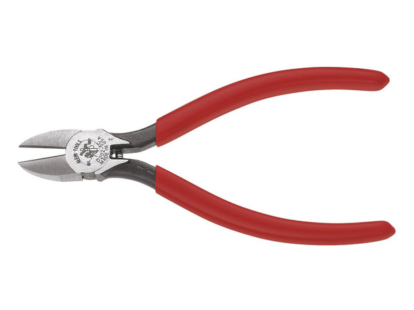 Klein Tools D202-6C Diagonal Cutting Pliers, Tapered Nose, Spring-Loaded, 6-Inch