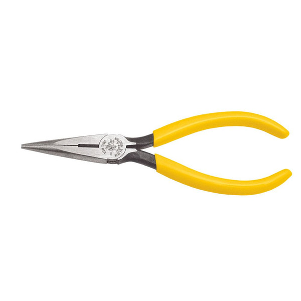Klein Tools D203-6 Pliers, Needle Nose Side-Cutters, 6-Inch