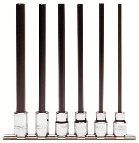 Proto J4990-SMXL Set Hex Bit 3/8 Drive 6 Pc (1 SET)