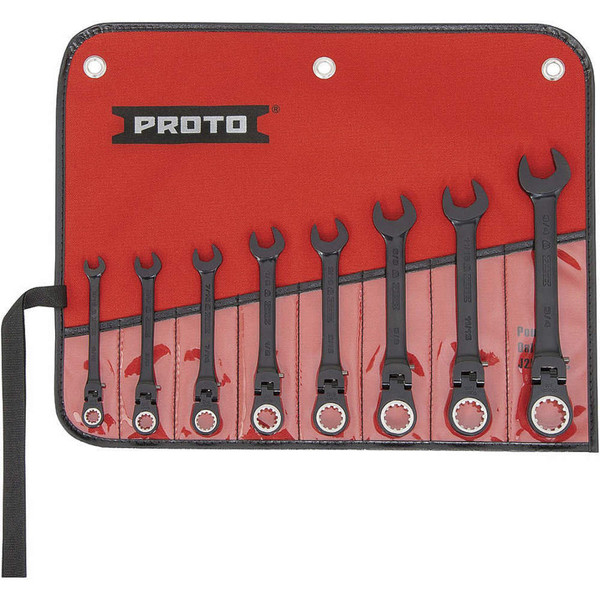 Proto JSCVF-8S 8 Pc Combo Locking Flex-Head Ratcheting Wrench (1 ST)