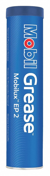 MOBIL Mobilux EP 2,EP Grease,NLGI 2,13.7 oz. 122136