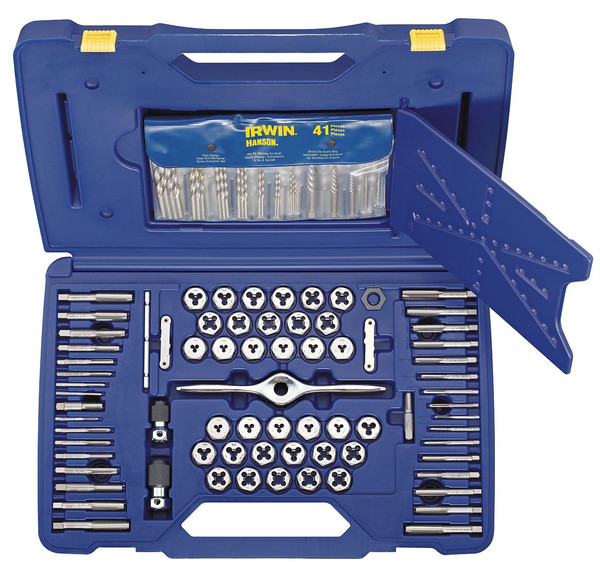 IRWIN HANSON Self Alignment Tap & Die Set,116 pc 1841432