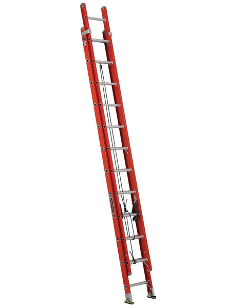 LOUISVILLE Extension Ladder,Fiberglass,24 ft.,IA FE3224