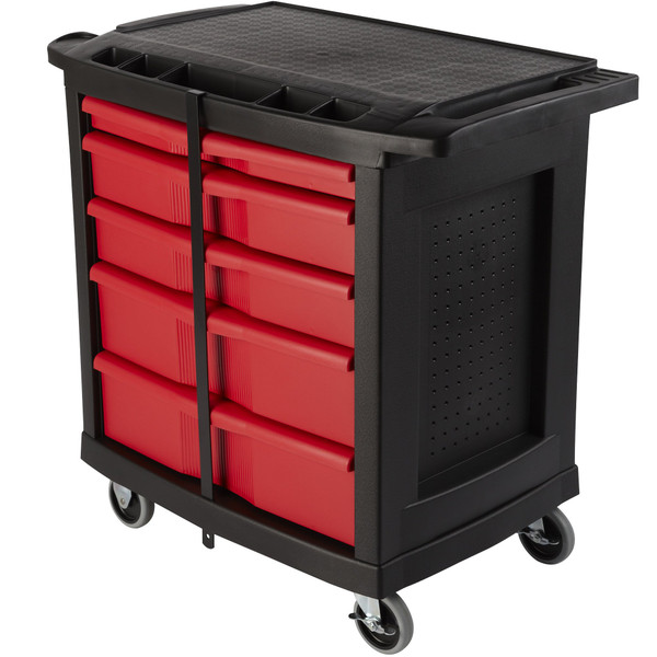 RUBBERMAID Mobile Cab Bench,Plstc,32-5/8"W FG773488BLA