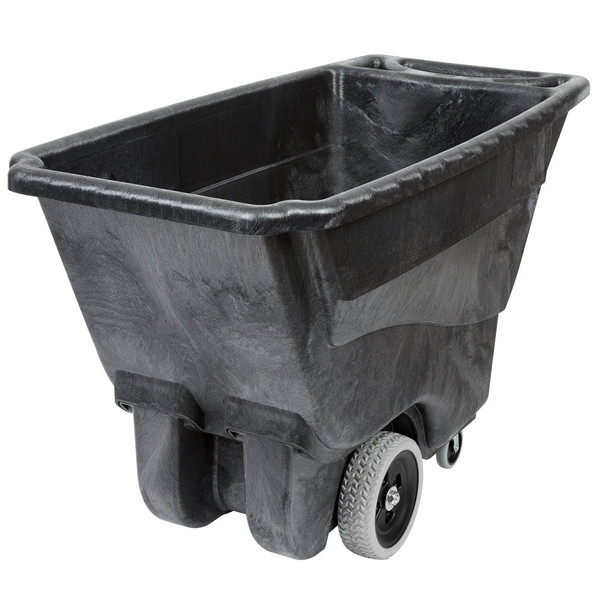 RUBBERMAID Tilt Truck,Utility,1/2 cu. yd.,450 lb. FG9T1300BLA