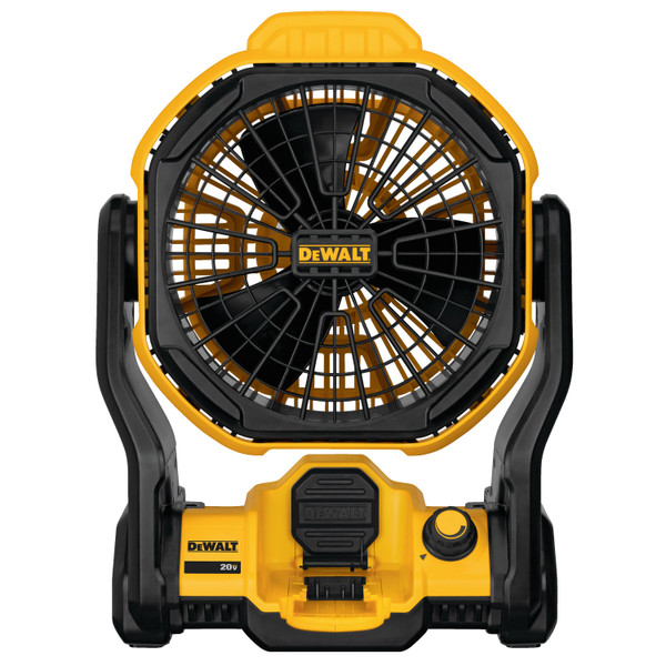 DEWALT Jobsite Cordless Fan, 20.0V MAX Battery, 8" L x 17" H - DCE512B