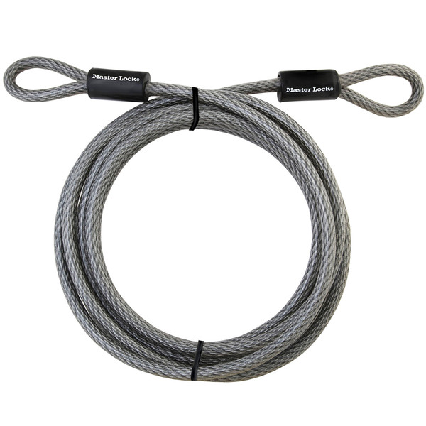 Master Lock 72DPF 15Ft 3/8In Dia. Loopedcable Display Packaging (4 EA)