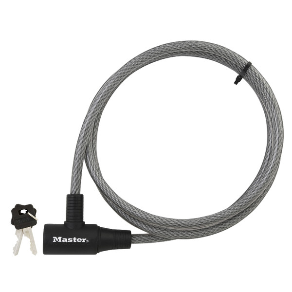 Master Lock 8154DPF Keyed Different Cable Lock 6' Long Yellow Connec (4 EA)