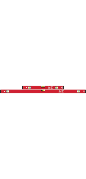 Milwaukee MLCMS48 24 in./48 in. REDSTICK Compact Box Level Set