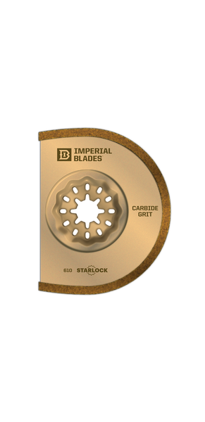 Milwaukee IBSL610-1 Imperial Blades IBSL610-1 Starlock 3" Carbide Grit Segment Blade, 1PC