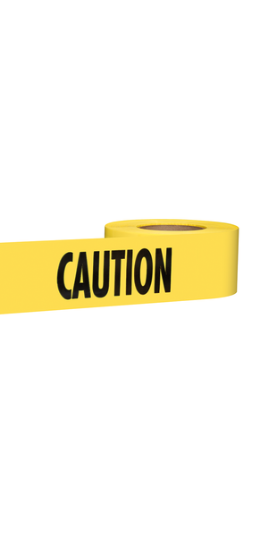 Milwaukee 77-1001 1000 ft. Premium Yellow Barricade Tape - Caution