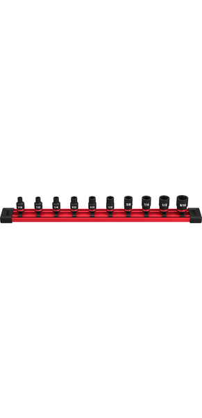 Milwaukee 49-66-7000 10PC SHOCKWAVE Impact Duty SAE Standard 6 Point Socket Set
