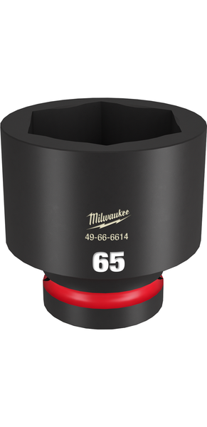 Milwaukee 49-66-6614 SHOCKWAVE Impact Duty 1" Drive 65MM Standard 6 Point Socket