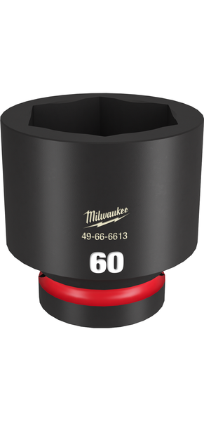 Milwaukee 49-66-6613 SHOCKWAVE Impact Duty 1" Drive 60MM Standard 6 Point Socket