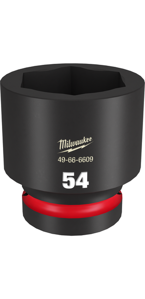 Milwaukee 49-66-6609 SHOCKWAVE Impact Duty 1" Drive 54MM Standard 6 Point Socket