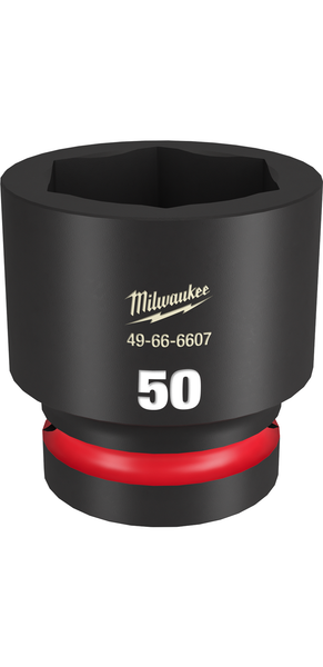 Milwaukee 49-66-6607 SHOCKWAVE Impact Duty 1" Drive 50MM Standard 6 Point Socket