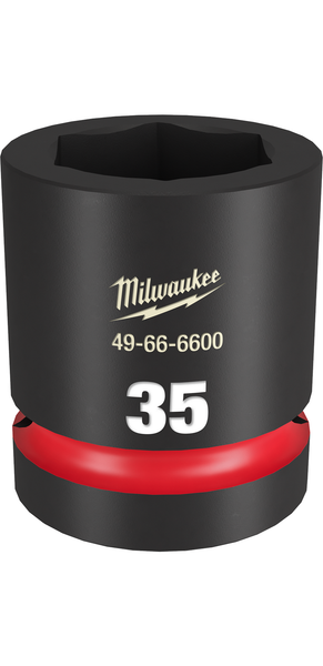 Milwaukee 49-66-6600 SHOCKWAVE Impact Duty 1" Drive 35MM Standard 6 Point Socket