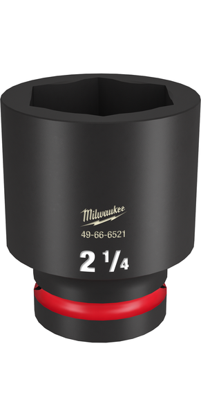 Milwaukee 49-66-6521 SHOCKWAVE Impact Duty 1" Drive 2-1/4" Deep 6 Point Socket