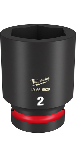 Milwaukee 49-66-6520 SHOCKWAVE Impact Duty 1" Drive 2" Deep 6 Point Socket