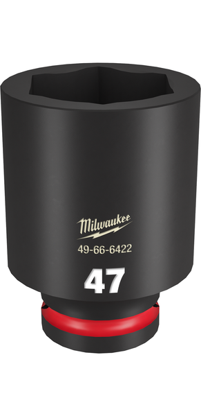 Milwaukee 49-66-6422 SHOCKWAVE Impact Duty 3/4" Drive 47MM Deep 6 Point Socket