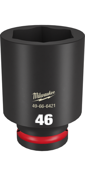 Milwaukee 49-66-6421 SHOCKWAVE Impact Duty 3/4" Drive 46MM Deep 6 Point Socket