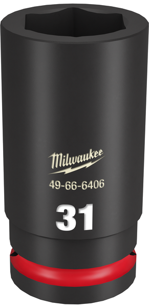 Milwaukee 49-66-6406 SHOCKWAVE Impact Duty 3/4" Drive 31MM Deep 6 Point Socket